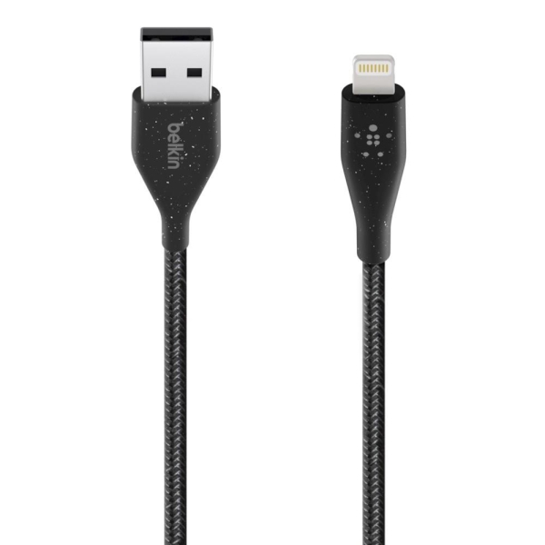 Kabel Lightning do USB-A DuraTek Plus 1.2m czarny-1807087