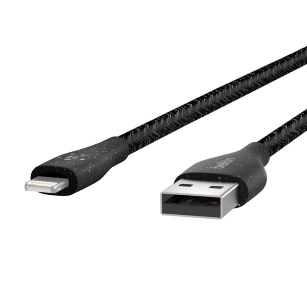 Kabel Lightning do USB-A DuraTek Plus 1.2m czarny-1807088