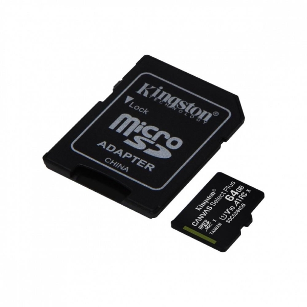 Karta pamięci microSD  64GB Canvas Select Plus 100MB/s Adapter -1808113