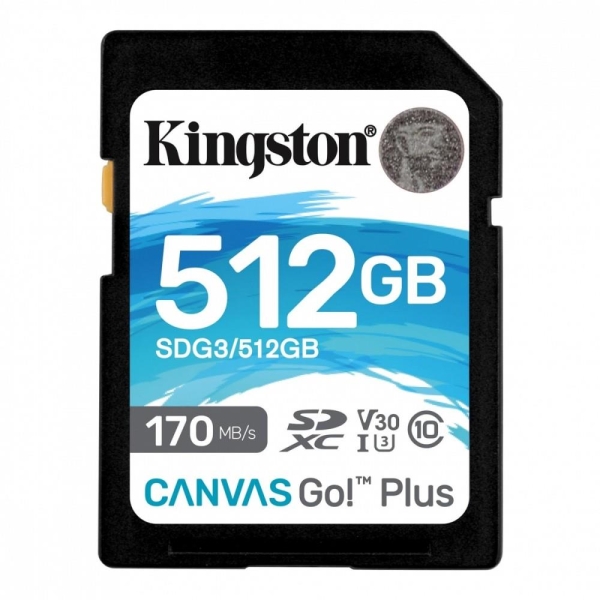 Karta pamięci SD 512GB Canvas Go Plus 170/90MB/s CL10 U3 V30