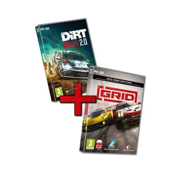 Zestaw gier PC Racing Pack GRID & DiRT Rally 2.0