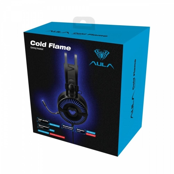 Cold Flame słuchawki z mikrofonem dla graczy (z podświetleniem) PC / XBOX ONE /PS4-1827935