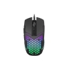Mysz Battler 6400 DPI dla graczy podświetlenie Czarna -1833596