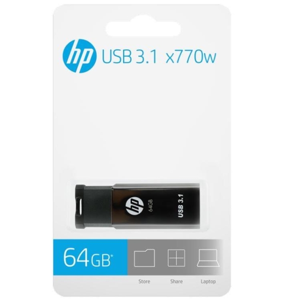 Pendrive 64GB HP USB 3.1 HPFD770W-64 -1835812