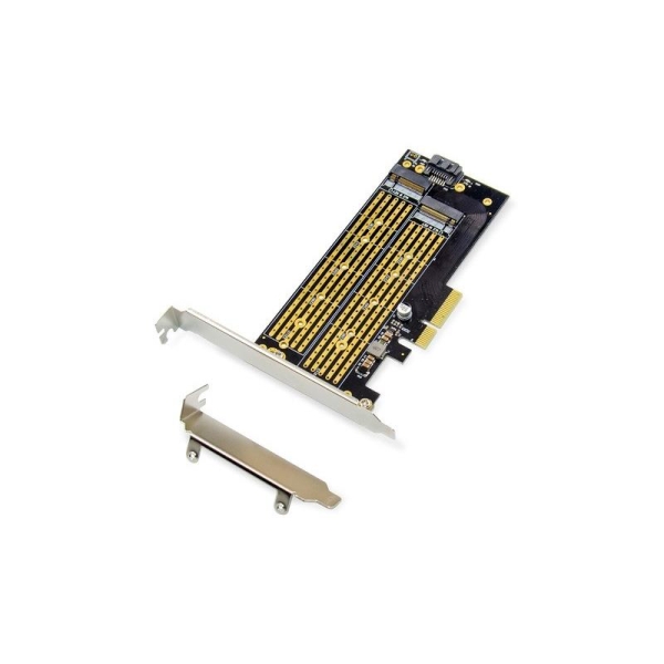 Karta rozszerzeń (Kontroler) M.2 NGFF/NVMe SSD PCIe 3.0 x4 SATA 110, 80, 60, 42, 30mm-1835921