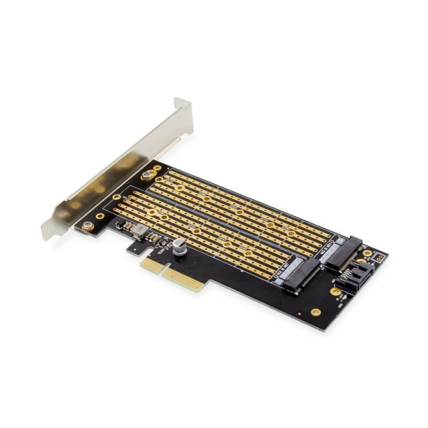 Karta rozszerzeń (Kontroler) M.2 NGFF/NVMe SSD PCIe 3.0 x4 SATA 110, 80, 60, 42, 30mm-1835923