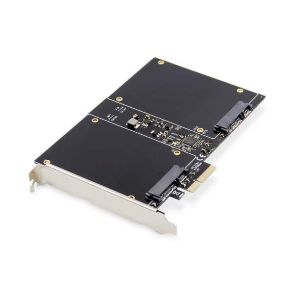Karta rozszerzeń (Kontroler) RAID 2x SATA III SSD/HDD PCIe 2.0 2.5" HDD/SSD