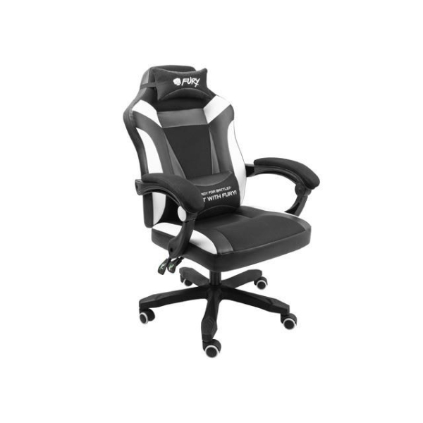 Fotel dla graczy Avenger M+ Czarno-biały -1836570