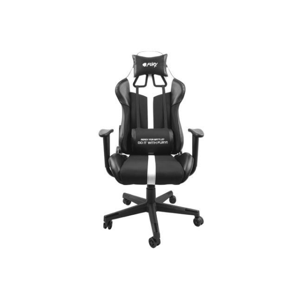 Fotel dla graczy Avenger XL Czarno-biały -1836578