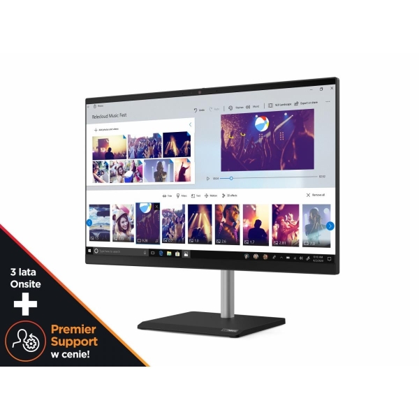 AiO V50a 11FJ00BNPB W10Pro i3-10100T/8GB/256GB/INT/DVD/23.8/3YRS OS + Premier Support-1837405