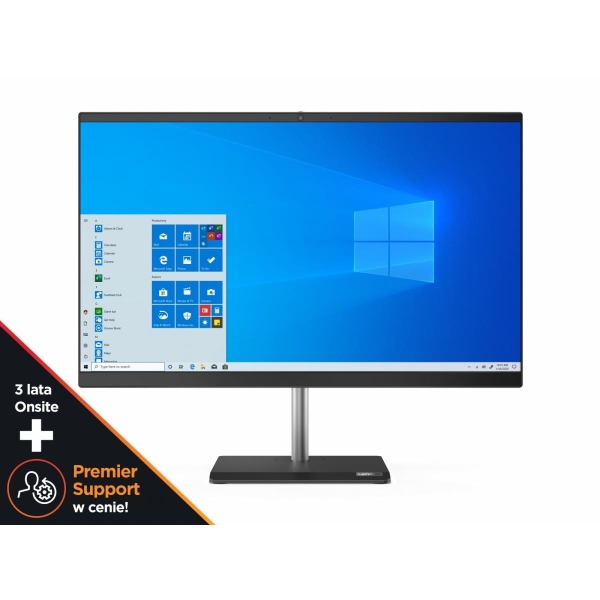 AiO V50a 11FJ00BPPB W10Pro i5-10400T/8GB/256GB/INT/DVD/23.8/3YRS OS + Premier Support