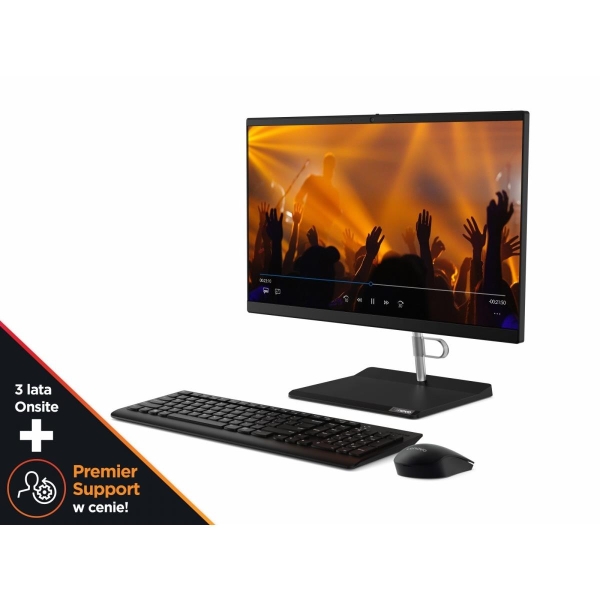 AiO V50a 11FN007VPB W10Pro i3-10100T/8GB/256GB/INT/DVD/21.5/Black3YRS OS + Premier Support -1837622