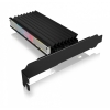 Karta PCIe z gniazdem M.2 M-Key dla jednego dysku SSD M.2 NVMe, podświetlenie ARGB IB-PCI224M2-RGB-1842963