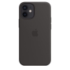 Silikonowe etui z MagSafe do iPhonea 12 mini Czarne -1844452