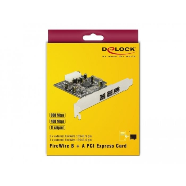 Karta  PCI express firewire 2X1394B+ -1847310