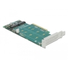 Karta PCI EXpress x8-2 M.2 KEY M 89045