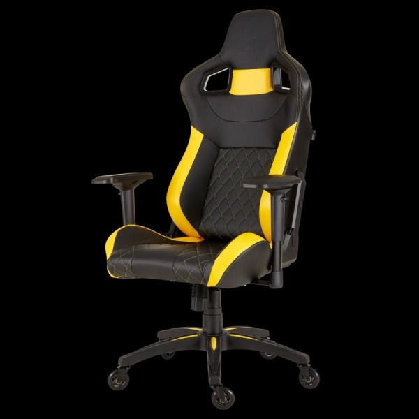 Fotel T1 Gaming Black/Yellow
