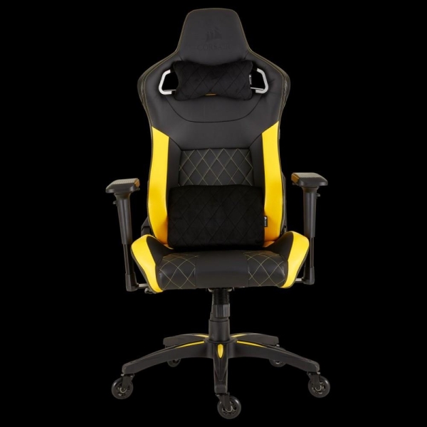 Fotel T1 Gaming Black/Yellow-1877424