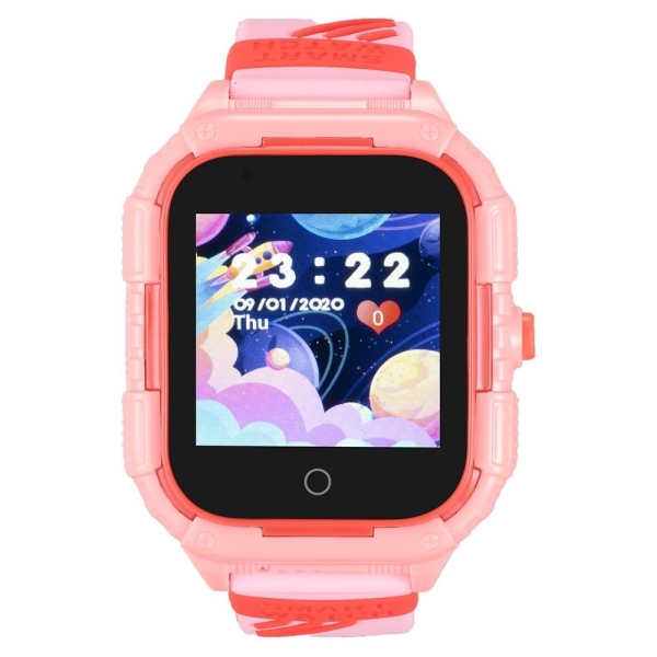 Smartwatch Kids Protect 4G Różowy -1882159
