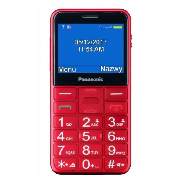 Telefon dla seniora KX-TU155 czerwony-1896638
