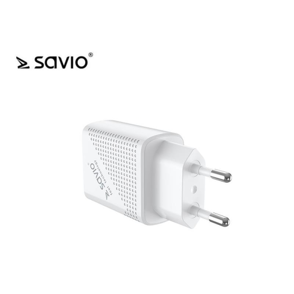 Ładowarka sieciowa SAVIO LA-04 USB Quick Charge Power Delivery 3.0 18W-1899543
