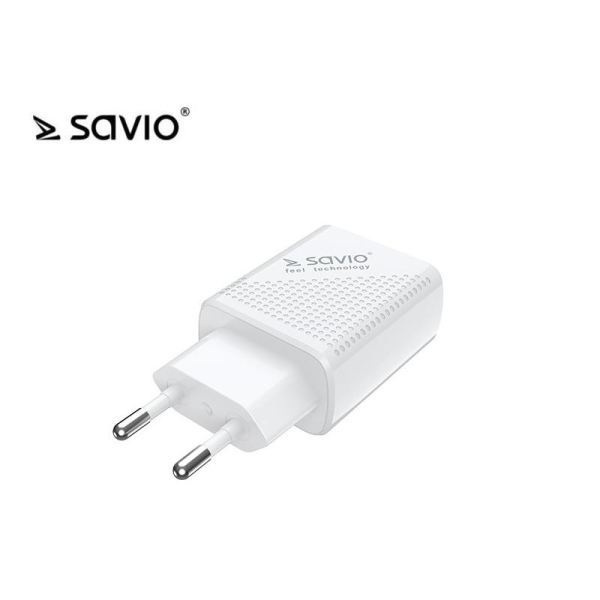  Ładowarka sieciowa SAVIO LA-05 USB Quick Charge Power Delivery 3.0 18W +1m cable USB type C-1899551