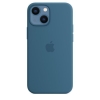 Etui silikonowe z MagSafe do iPhonea 13 mini - zielonomodre-1910875