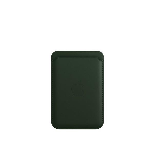 Portfel z MagSafe do iPhonea - zielona sekwoja