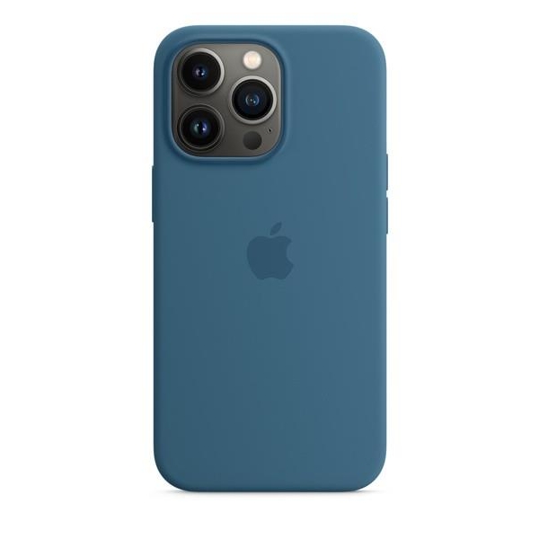 Etui silikonowe z MagSafe do iPhonea 13 Pro - zielonomodre