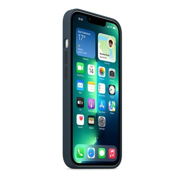 Etui silikonowe z MagSafe do iPhonea 13 Pro - błękitna toń-1910716