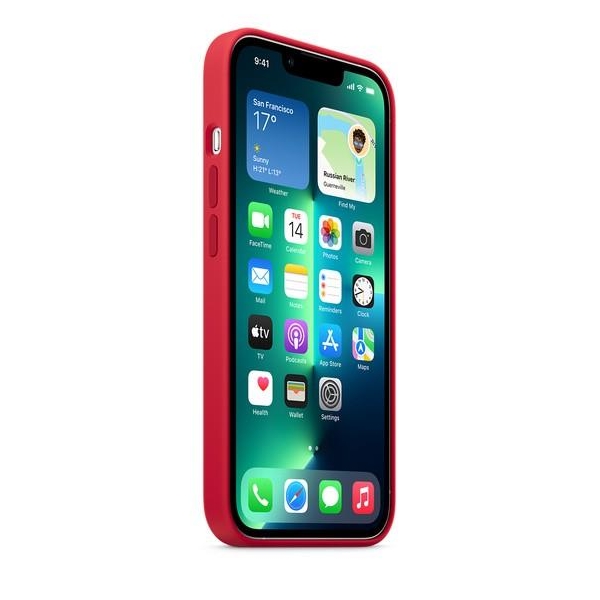Etui silikonowe z MagSafe do iPhonea 13 Pro - (PRODUCT)RED-1910728