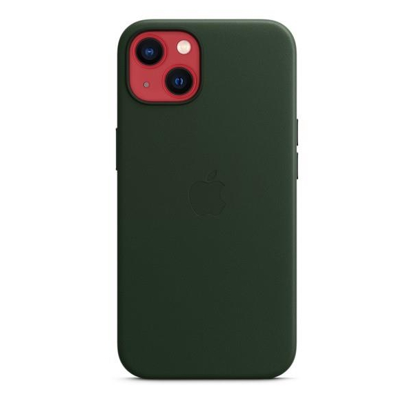 Etui skórzane z MagSafe do iPhonea 13 - zielona sekwoja-1910760