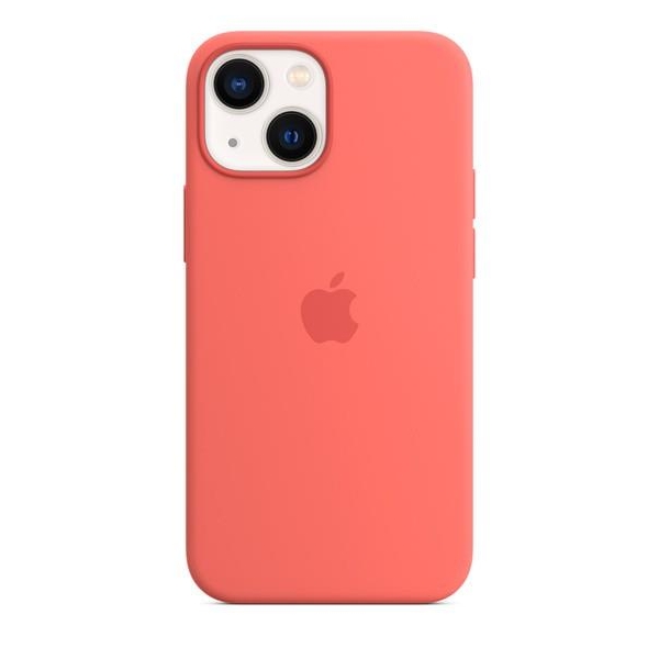 Etui silikonowe z MagSafe do iPhonea 13 mini - róż pomelo