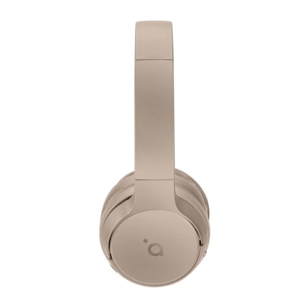 Słuchawki bezprzewodowe z mikrofonem BH214 Bluetooth, nauszne (eco / e-commerce edition) kolor piaskowy-1912551
