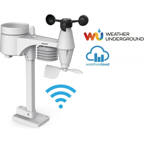 Pofesjonalna stacja pogody z Wifi SWS 9898 WiFI czujnik 5w1-1918758