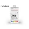 Słuchawki bezprzewodowe Savio TWS ANC-101 BT 5.0 z aktywną redukcją szumów, mikrofonem i power bankiem-1923744