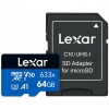 Karta pamięci microSDXC 64GB 633x 100/45MB/s CL10 adapter