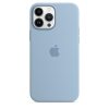 Etui silikonowe z MagSafe do iPhonea 13 Pro Max - błękitna mgła
