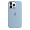 Etui silikonowe z MagSafe do iPhonea 13 Pro - błękitna mgła