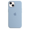 Etui silikonowe z MagSafe do iPhonea 13 - błękitna mgła