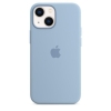 Etui silikonowe z MagSafe do iPhonea 13 mini - błękitna mgła