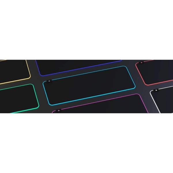 KM-P6 RGB XXL gamingowa podkładka pod mysz i klawiaturę | 800x300x4mm | 16.8 mln kolorów | aplikacja G-aim Control Ce